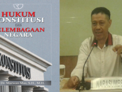 Awal Tahun 2018 Prof Marwan Mas Hasilkan lagi buku “Hukum Konstitusi dan Kelemnagaan Negara.”