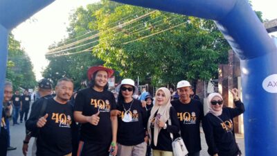 Jalan Santai Sekaligus Meresmikan Ruang Podcast Dalam Semarak Anniversary 40th SMA Negeri 8 Makassar